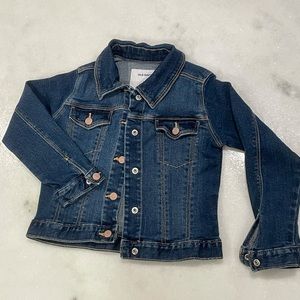 Little girls blue denim jacket